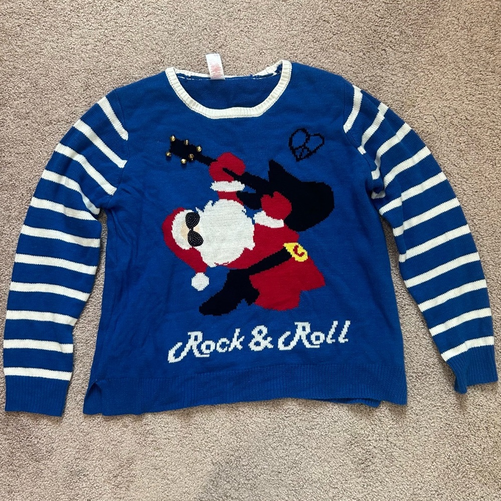 Blue Ugly Christmas Sweater